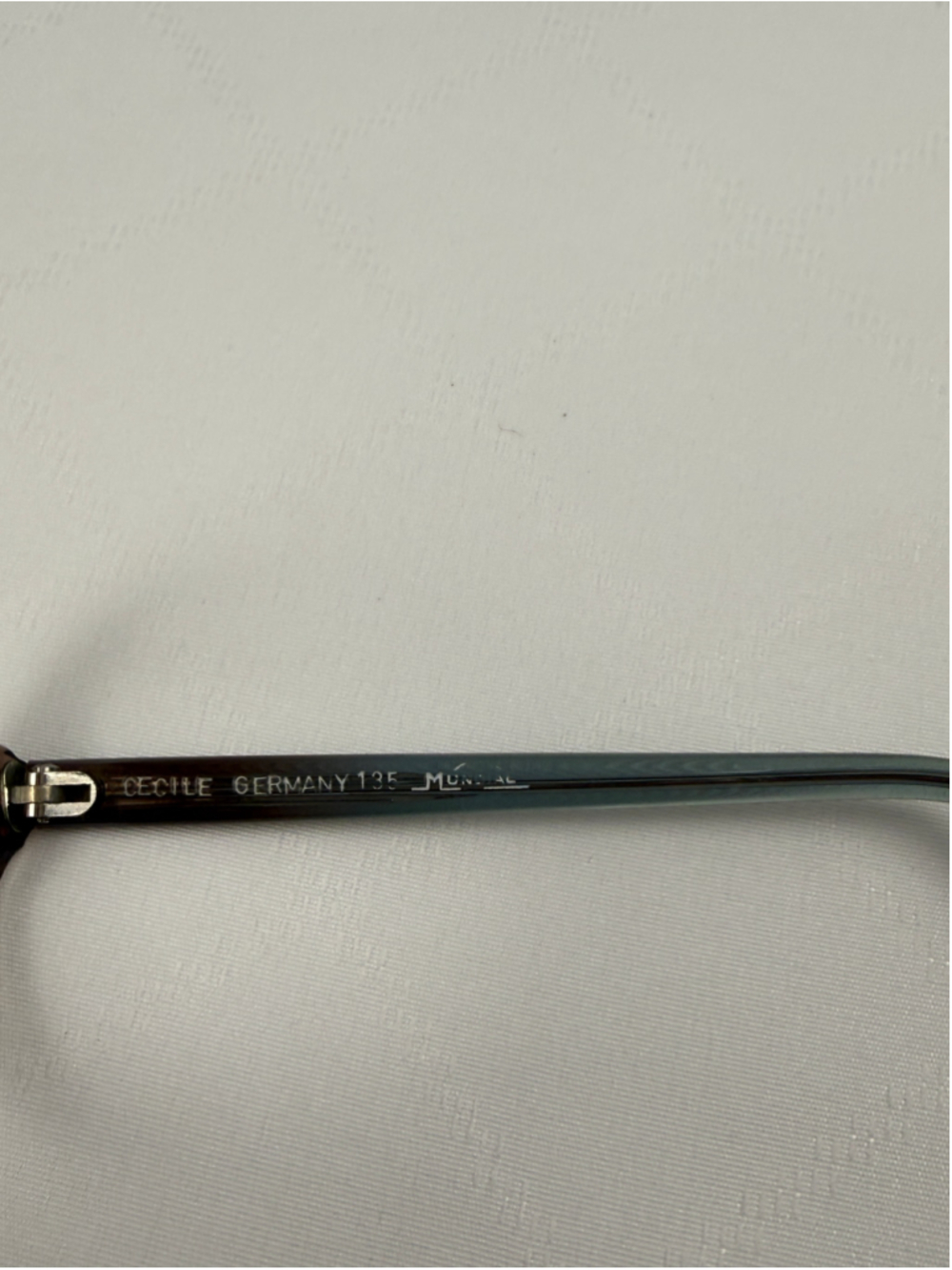 Vintage Mundial Celine Brown Green Women Eyeglasses Plastic Frame (frame only) - Picture 5 of 6